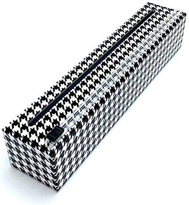 Lemon Refillable Plastic Wrap Dispenser - Includes One 12" x 250' Roll of Professional Grade Plastic Wrap - BPA Free and Kosher Certified - Reusable Dispenser w/Slide Cutter