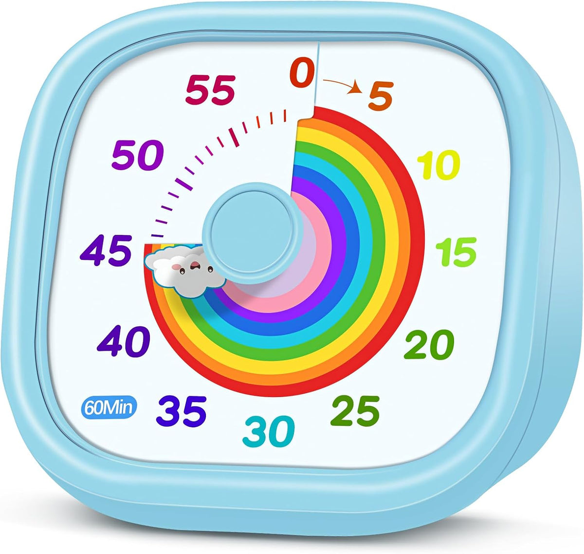 Visual Timer for Kids, 60-Minute Countdown Silent Operation Timer