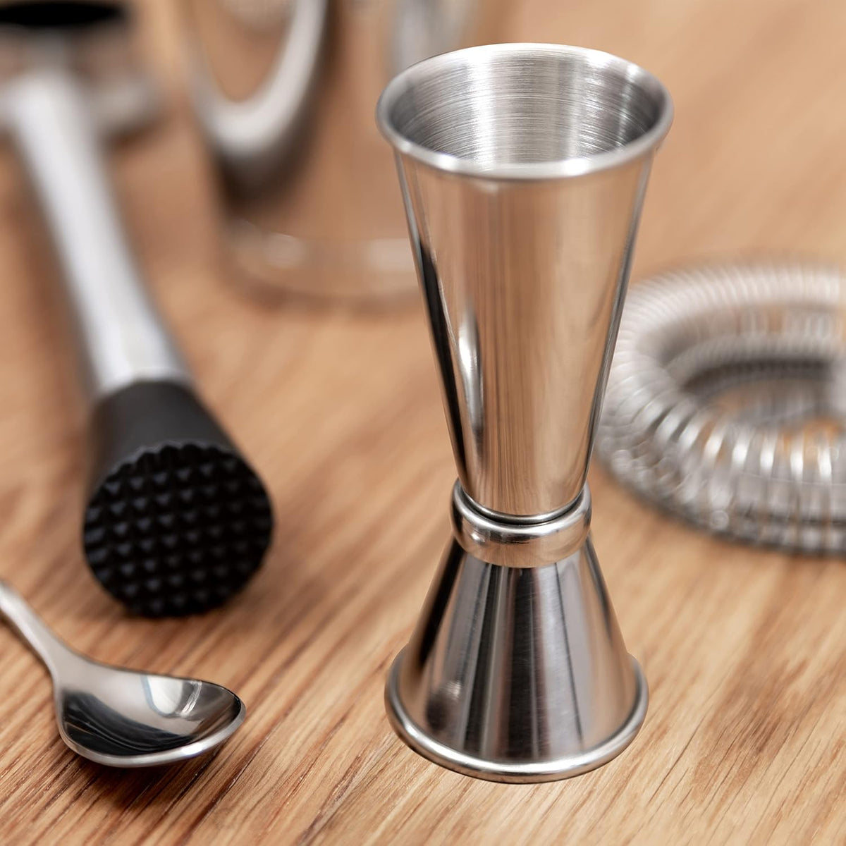 Measuring Shot Glass with Measuring Lines, 3oz / 90ml - Bartender Accessories, Jigger for Bartending, Shot Glass Measuring Cup with Ounces & Milliliters