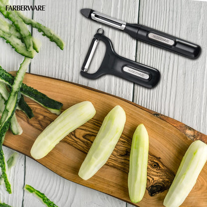 Pro Large Y-Peeler for Vegetables and Fruit, Stainless Steel Blade, Ambidextrous Grip, Dishwasher Safe - Ideal for Potatoes, Butternut Squash, Cabbage, and More