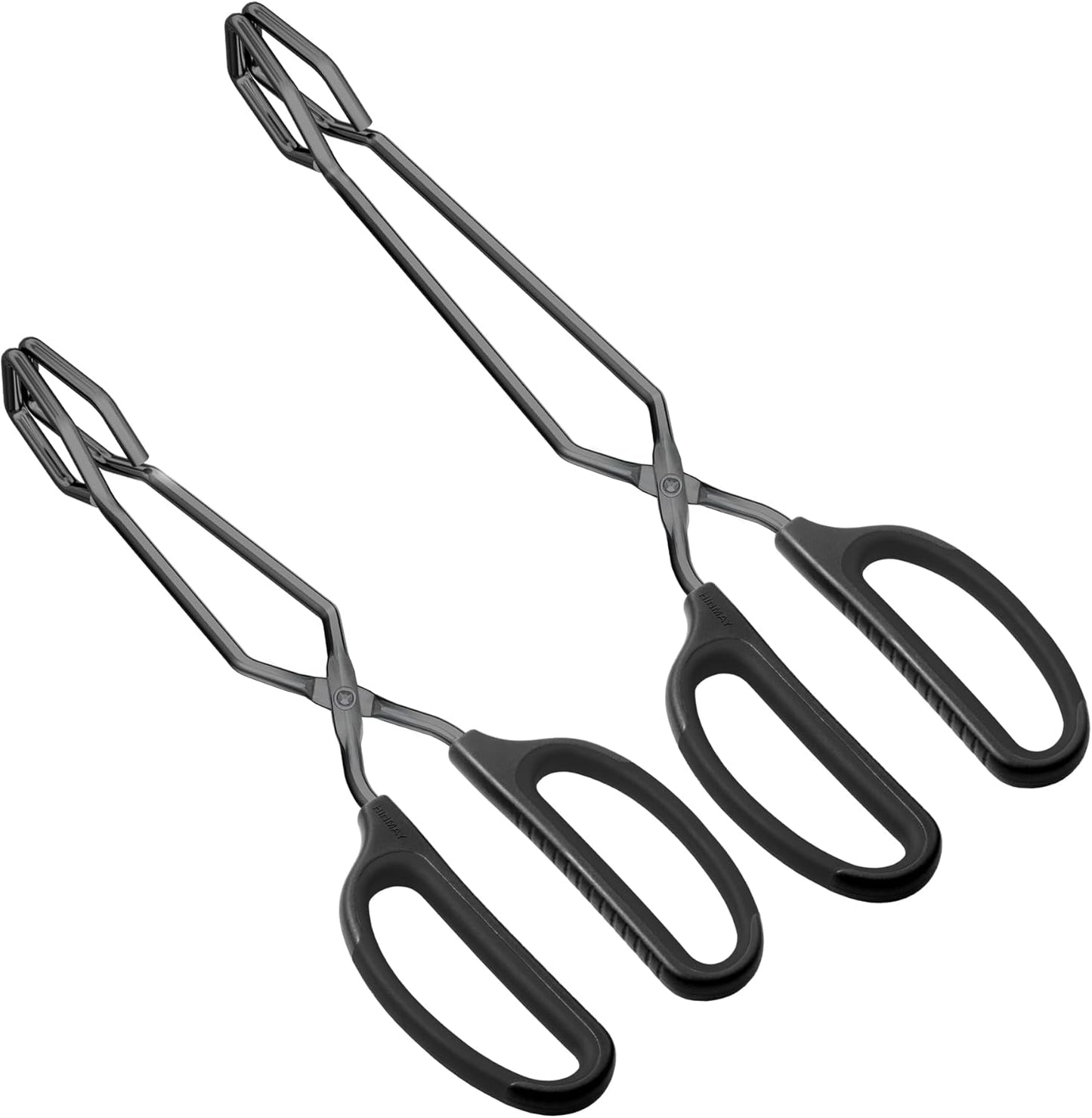 Stainless Steel Scissor Tongs 10-Inch and 12-Inch Set, Set of 2
