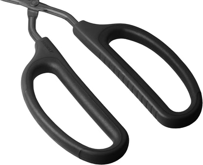 Stainless Steel Scissor Tongs 10-Inch and 12-Inch Set, Set of 2