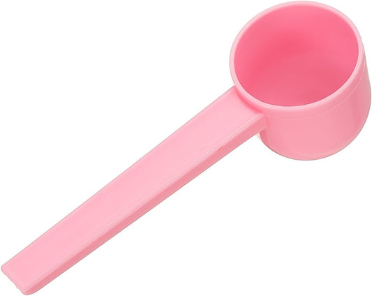 Measuring Spoons, Plastic Coffee Scoops Teaspoon for Coffee Bean Spices Sugar Salt Powder Pink