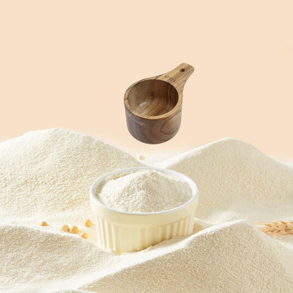 2 Pcs Wooden Measuring Cup 1/4 Cup Mini Coffee Scoop Kitchen Measure Tool Measuring Spoon for Coffee Beans Tea