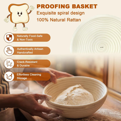 Beginner Sourdough Starter Kit, Sour dough Kits with Sourdough Starter Jar