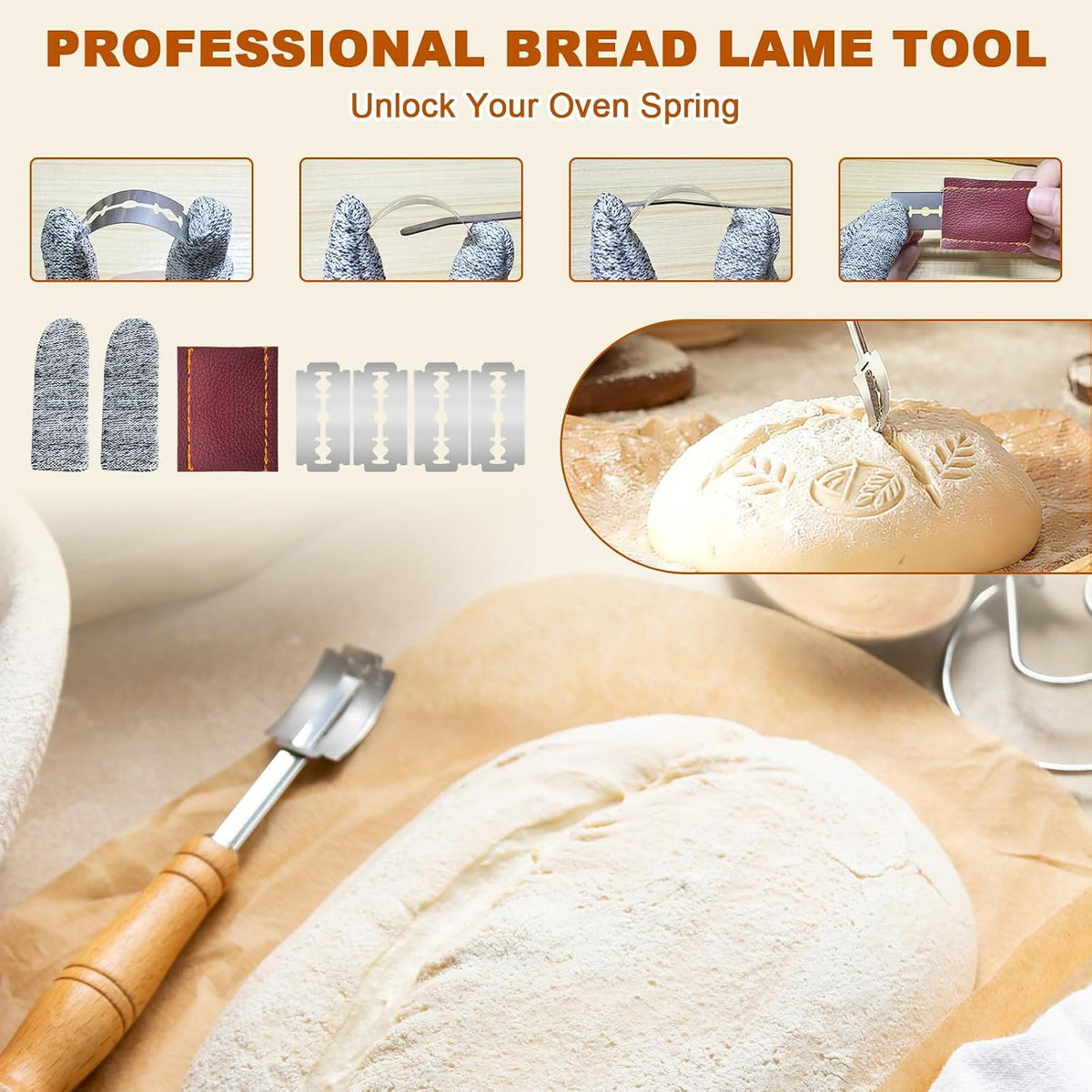 Beginner Sourdough Starter Kit, Sour dough Kits with Sourdough Starter Jar