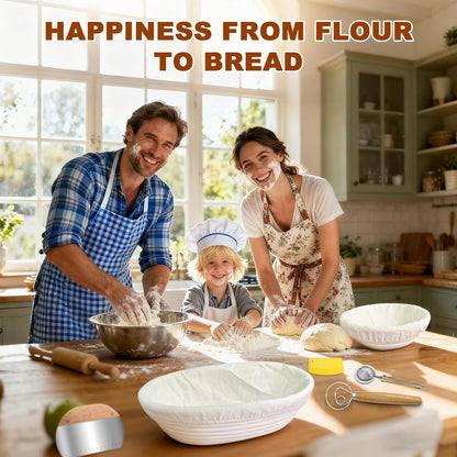 Beginner Sourdough Starter Kit, Sour dough Kits with Sourdough Starter Jar