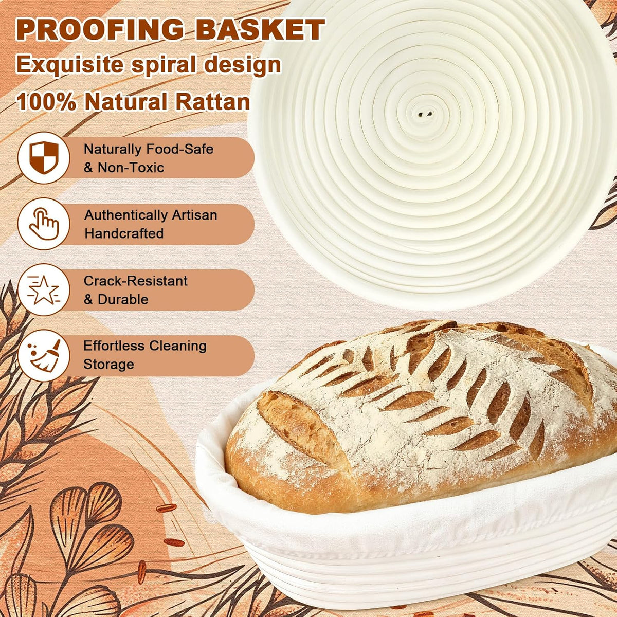Beginner Sourdough Starter Kit, Sour dough Kits with Sourdough Starter Jar