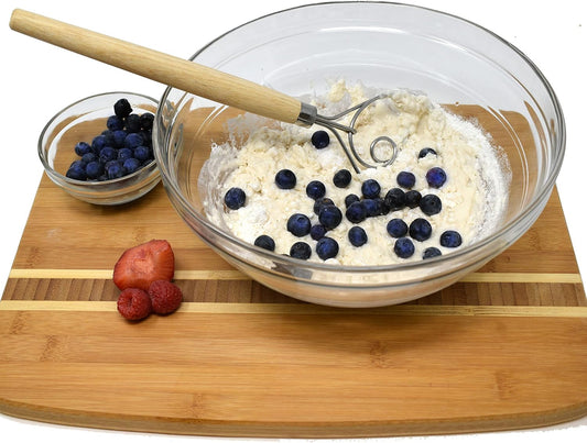 Scandinavian Dough Whisk 12" x 3.25" x .88"