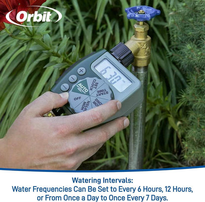 62067 1-Outlet Programmable Digital Hose Watering Timer, 2-Pack