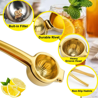 Lemon Squeezer, Large Heavy Duty Handhelp Juicer for Lemon