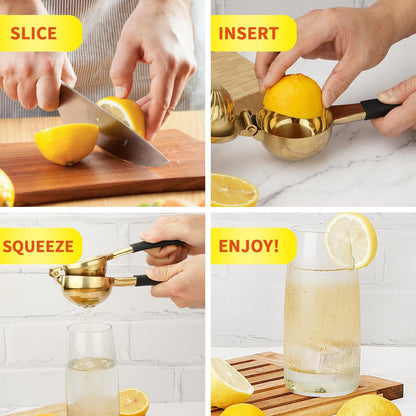 Lemon Squeezer, Large Heavy Duty Handhelp Juicer for Lemon
