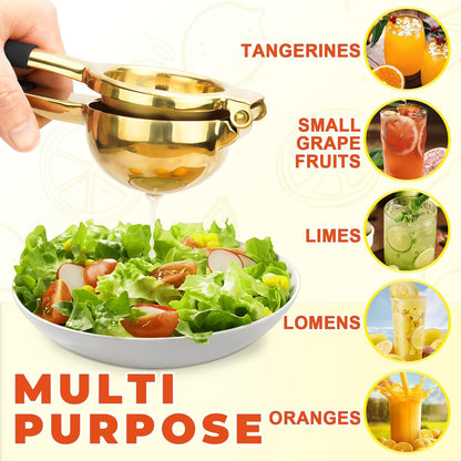Lemon Squeezer, Large Heavy Duty Handhelp Juicer for Lemon