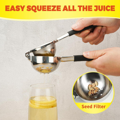 Lemon Squeezer, Large Heavy Duty Handhelp Juicer for Lemon