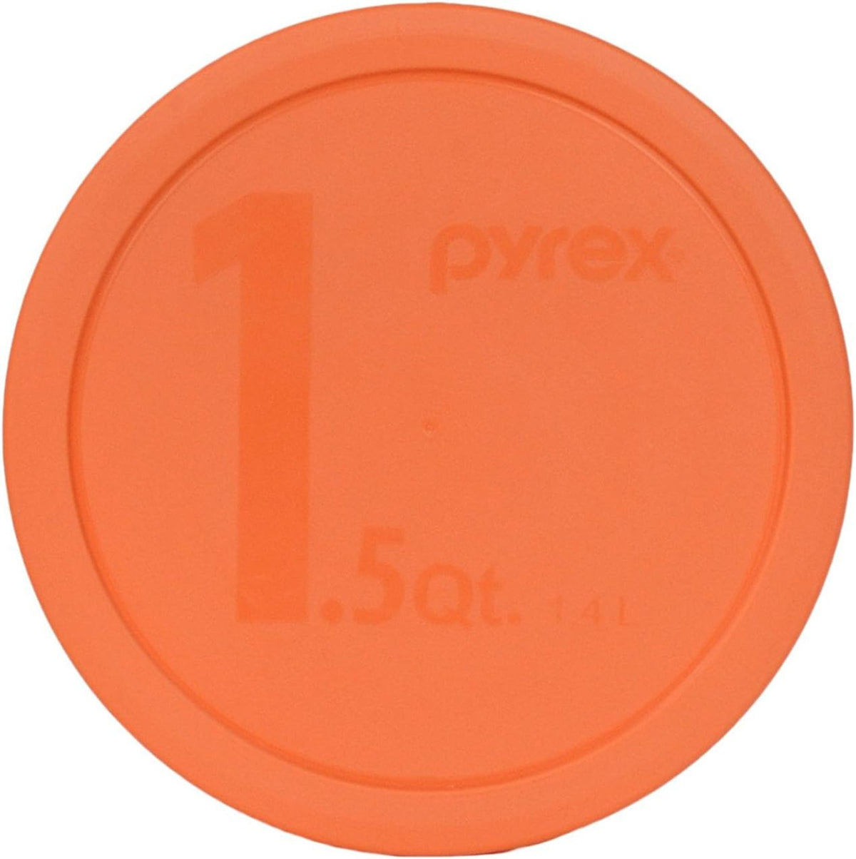 323-PC (1.5Qt) Orange Mixing Bowl Lid - Made in USA | BPA-Free Plastic | Fits 323 Glass Mixing Bowl Only | Secure Coverage Design | Stain Resistant Surface | Freezer Friendly