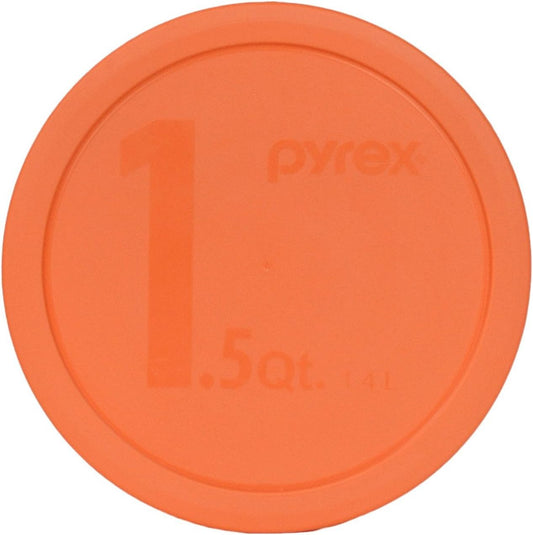 323-PC (1.5Qt) Orange Mixing Bowl Lid - Made in USA | BPA-Free Plastic | Fits 323 Glass Mixing Bowl Only | Secure Coverage Design | Stain Resistant Surface | Freezer Friendly