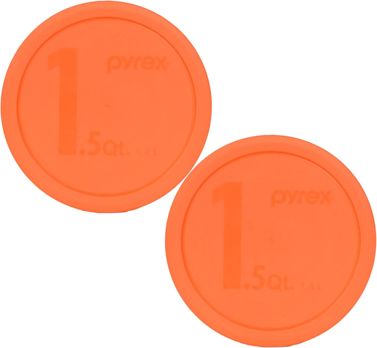 323-PC (1.5Qt) Orange Mixing Bowl Lid - Made in USA | BPA-Free Plastic | Fits 323 Glass Mixing Bowl Only | Secure Coverage Design | Stain Resistant Surface | Freezer Friendly