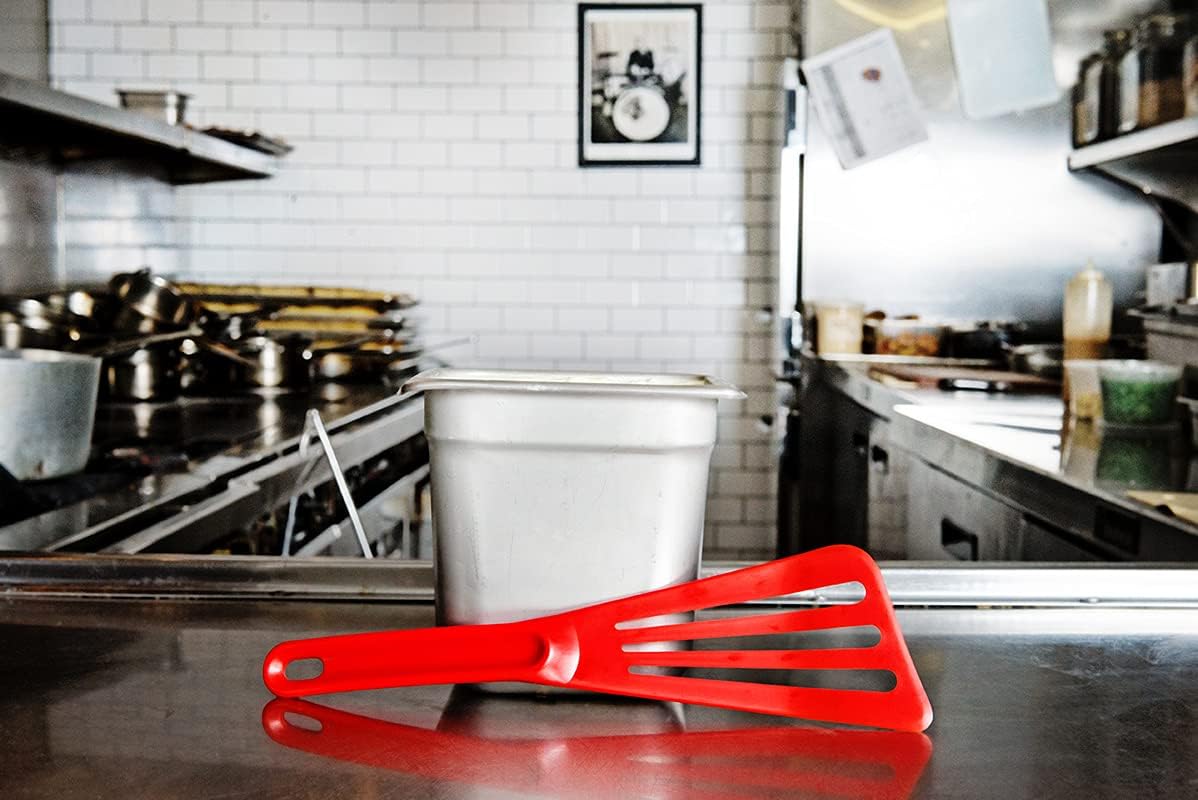 Matfer Bourgeat Exoglass® High Temperature Pelton Spatula, Grey