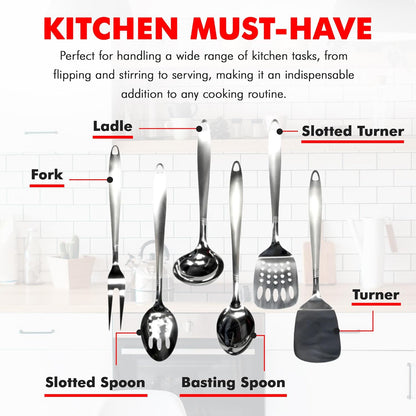 Stainless Steel Slotted Turner