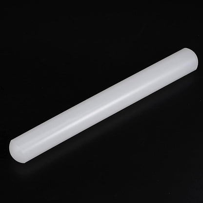 13 Inch x 0.98 Inch PP Plastic Non-Stick Fondant Rolling Pin - Dough Roller for Cookie, Pastry, Pizza, Clay - Kitchen Decorating Tools