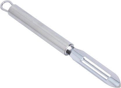 Stainless Steel Julienne Vegetable Peeler - German Standard Kitchen Peeler Dishwasher Safe, Sharp Blades, Ergonomic Handle - Potato Peeler for Potato, Apple, Cucumber