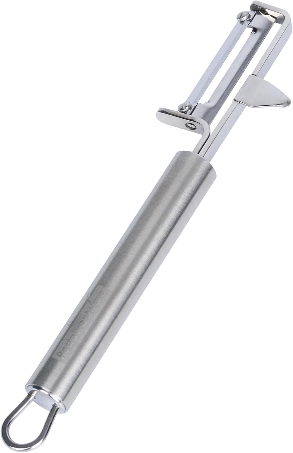 Stainless Steel Julienne Vegetable Peeler - German Standard Kitchen Peeler Dishwasher Safe, Sharp Blades, Ergonomic Handle - Potato Peeler for Potato, Apple, Cucumber