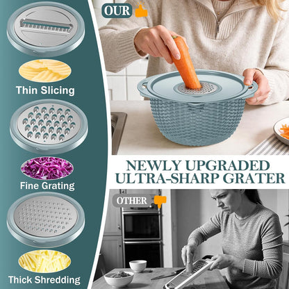 Over the Sink Colander - 6QT Strainers and Colanders - Stainless Steel Strainer - Expandable Sink Colander with Rubber Grip for Strain, Drain, Rinse Fruits, Vegetables, Home Kitchen Essentials