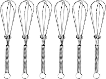 3 Packs Stainless Steel Whisk Set - Balloon Whisk, Thick Stainless Steel Wire ＆ Strong Handles, Egg Beater for Cooking, Blending, Whisking, Beating and Stirring (9"+11"+12")