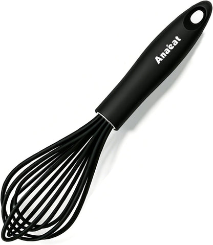 3 Packs Stainless Steel Whisk Set - Balloon Whisk, Thick Stainless Steel Wire ＆ Strong Handles, Egg Beater for Cooking, Blending, Whisking, Beating and Stirring (9"+11"+12")