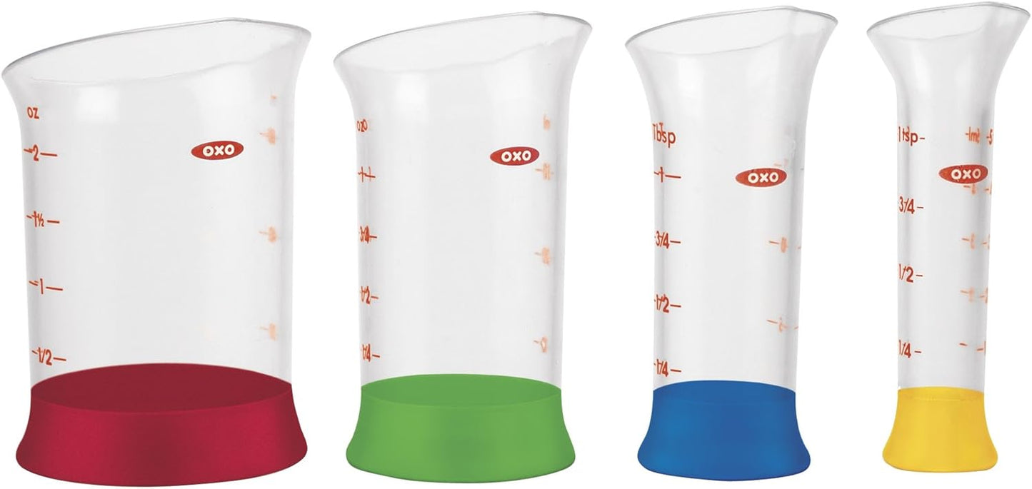 Good Grips 7-Piece Nesting Measuring Beaker Set, Multicolored