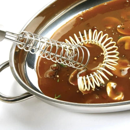 Stainless Steel Saucinator Whisk, One Size, As Shown