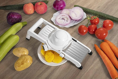 Mandoline Slicer for Kicthen,Adjustable Vegetable Slicer,Food Chopper,Potato Slicer,Mandolin,Tomato Slicer,Veggie Cutter,Stainless Steel Professional with Safety Gloves