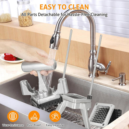 Commercial Vegetable Chopper Fruit Dicer Manual Food Cutter 3/8"