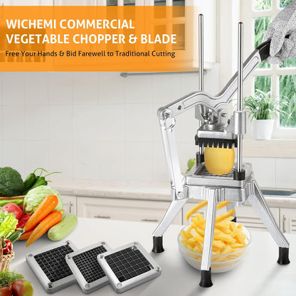 Commercial Vegetable Chopper Fruit Dicer Manual Food Cutter 3/8"