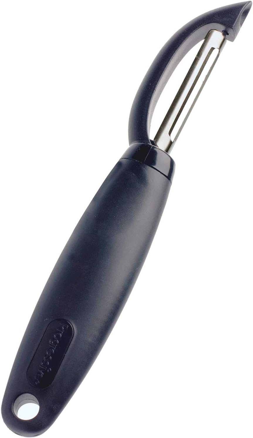 PrepWorks Swivel Peeler, Black - Ergonomic and Easy-to-Use Peeler for Fruits and Vegetables