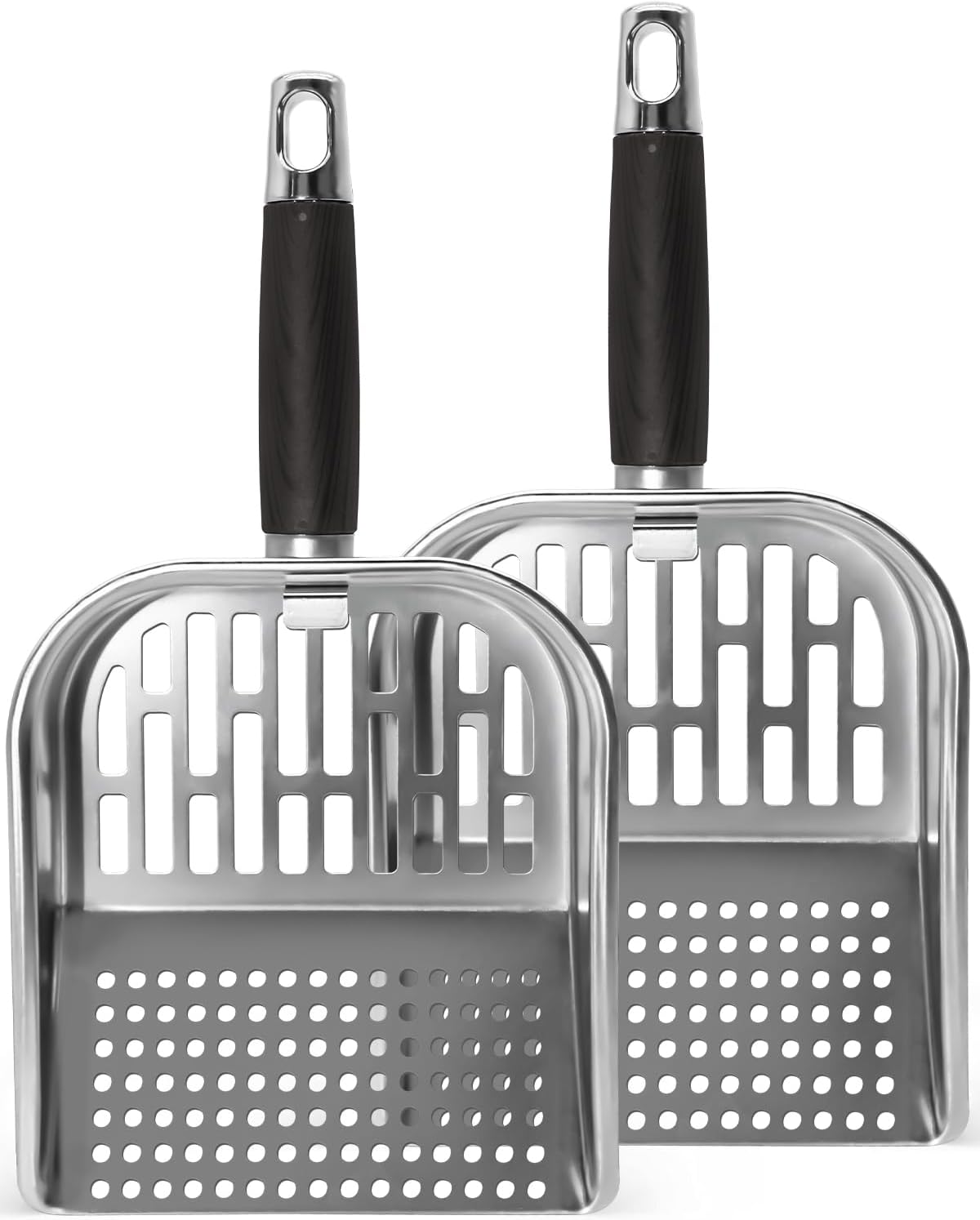 Griddle Scoop for Blackstone with a Any-Edge Hook, Stainless Steel Griddle Portable Food Mover for Stir Fry and Move Food, Classic Grill Shovel