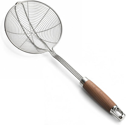 Spider Strainer Skimmer, Slotted Spoon for Cooking 7.9 Inch