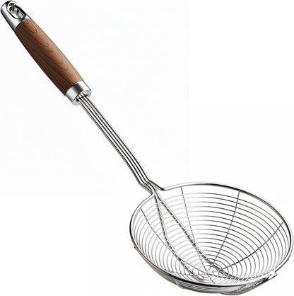 Spider Strainer Skimmer, Slotted Spoon for Cooking 7.9 Inch