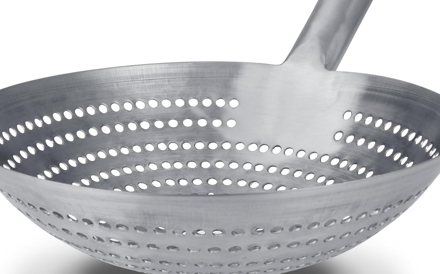 Small 6-Inch Brass Mesh Strainer/Spider Skimmer Zhao Li, Robust & Elegant Kitchen Tool for Frying & Straining, Authentic Oriental Cookware - / 732W7