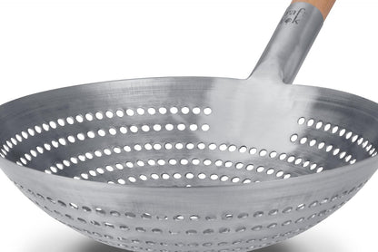 Small 6-Inch Brass Mesh Strainer/Spider Skimmer Zhao Li, Robust & Elegant Kitchen Tool for Frying & Straining, Authentic Oriental Cookware - / 732W7