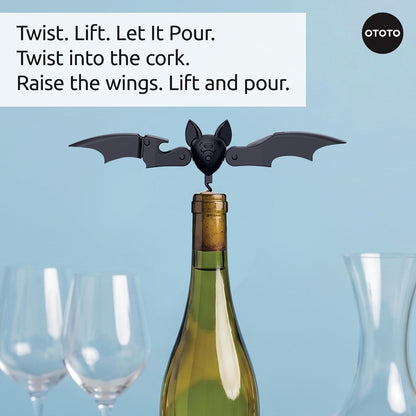 Pinot Wine Bottle Opener - Parrot Wing Corkscrews for Gifts, Bottles Manual, Cool Gadgets with Wings, Bar accessories, Corkscrew