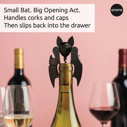 Pinot Wine Bottle Opener - Parrot Wing Corkscrews for Gifts, Bottles Manual, Cool Gadgets with Wings, Bar accessories, Corkscrew