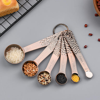 Measuring Cups Set, 18/8 Stainless Steel Measuring Cups and Spoons Set, 8 Kitchen Measuring cups & 9 Baking Measuring Spoons & Magnetic Conversion Chart&Leveler&Rings-Metal Measure Cups&Spoons