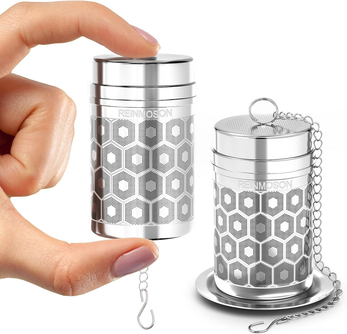 Mini Stainless Steel Tea Strainer for Loose Tea 1.2”x2.2”
