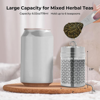 Mini Stainless Steel Tea Strainer for Loose Tea 1.2”x2.2”