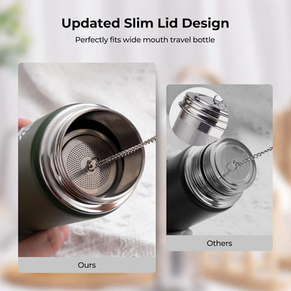 Mini Stainless Steel Tea Strainer for Loose Tea 1.2”x2.2”