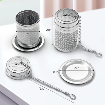 Mini Stainless Steel Tea Strainer for Loose Tea 1.2”x2.2”