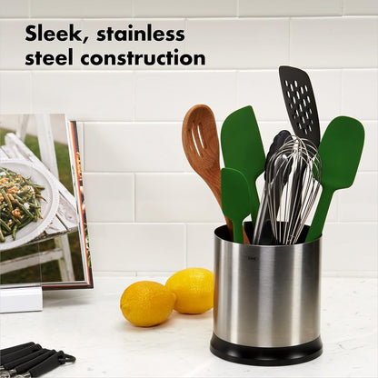 Good Grips Stainless Steel Rotating Utensil Holder