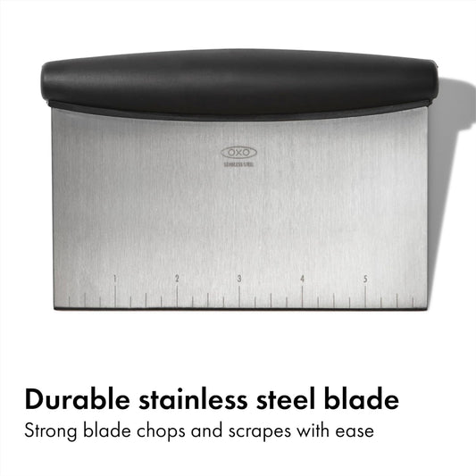 Good Grips Multi-Purpose Stainless Steel Scraper and Chopper