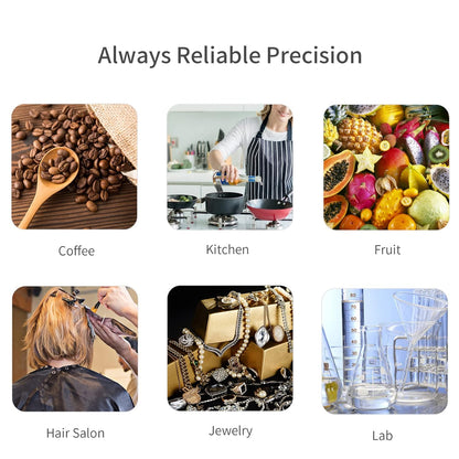 500g Digital Pocket Scale,High Accuracy Assured by Scale Professional Factory Since 2001, Gram Scale 0.01g for Multifunction: Lab,Food, Kitchen,Coffee,Jewelry; Black